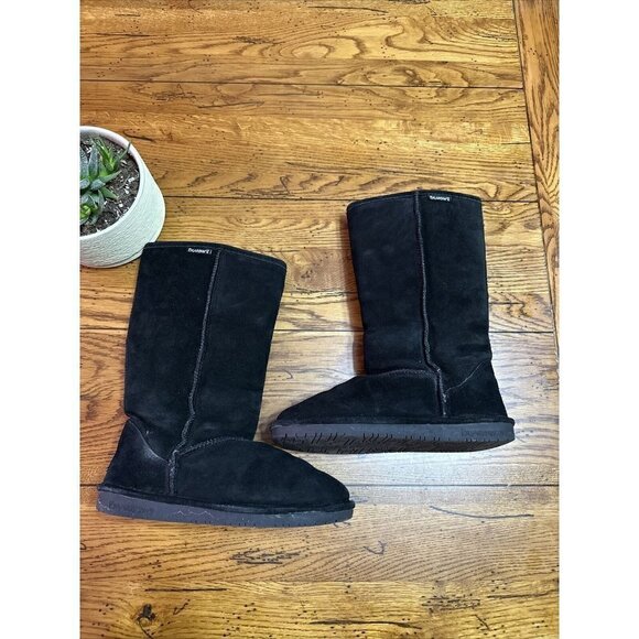Bearpaw Black boots size 8 - Picture 1 of 5